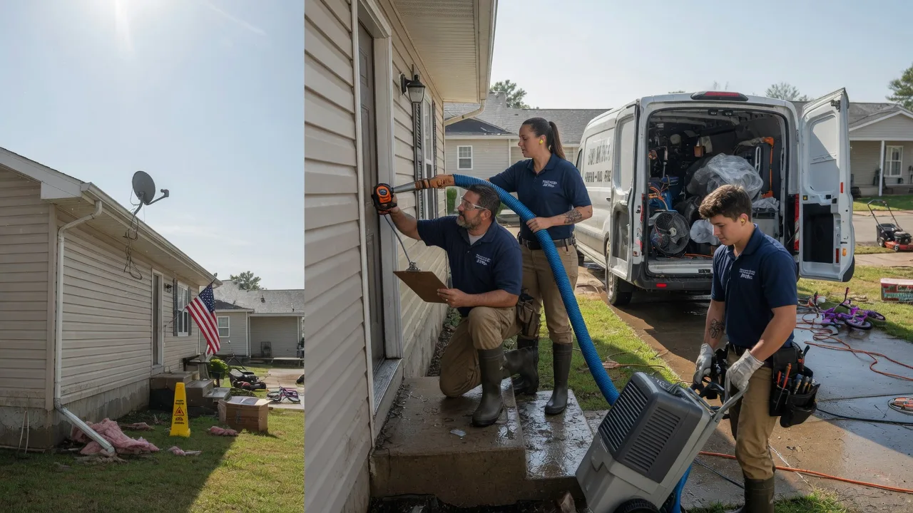 Ceiling Water Damage Restoration in Patton, CA near me